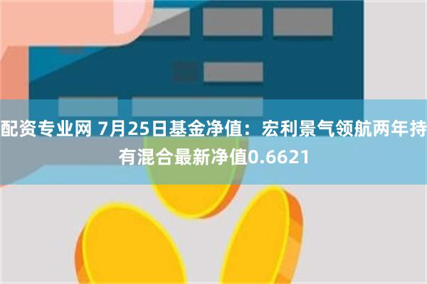 配资专业网 7月25日基金净值：宏利景气领航两年持有混合最新净值0.6621