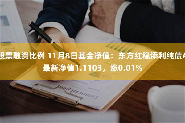 股票融资比例 11月8日基金净值：东方红稳添利纯债A最新净值1.1103，涨0.01%