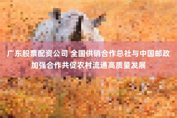 广东股票配资公司 全国供销合作总社与中国邮政加强合作共促农村流通高质量发展