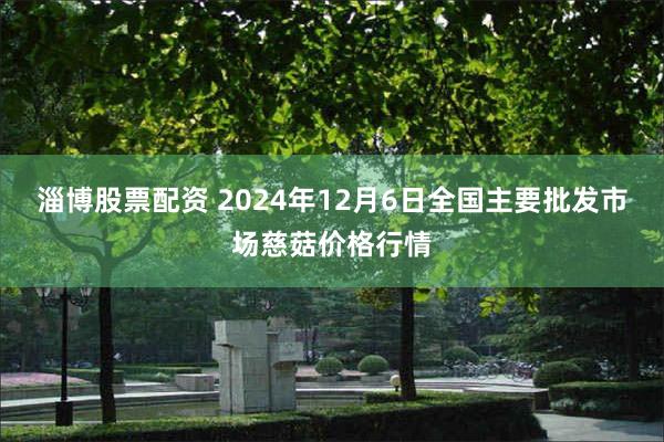 淄博股票配资 2024年12月6日全国主要批发市场慈菇价格行情